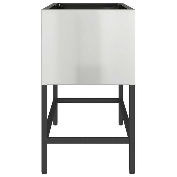 vidaXL Υψωμένος Κήπος 60x26x45 εκ Γαλβανισμένο Ατσάλι