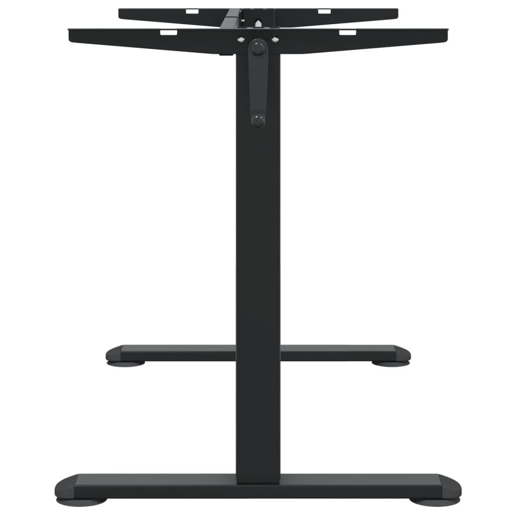 vidaXL Σκελετός Όρθιου Γραφείου Μαύρος (94-135)x60x(70-114) εκ. Ατσάλι