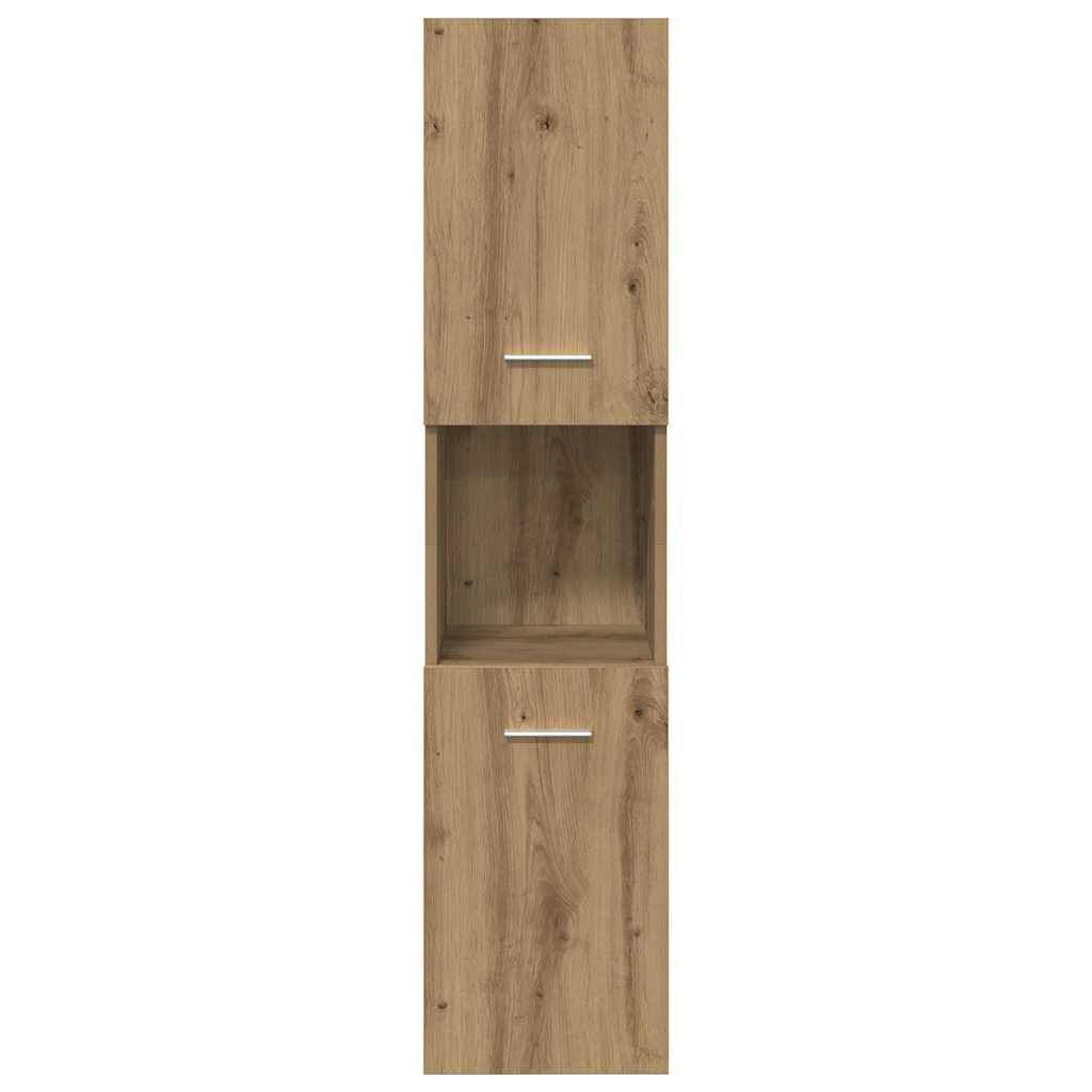 vidaXL Ντουλάπι Μπάνιου Κρεμαστό Παλ. Ξύλο 30x30x130 εκ. από Επ. Ξύλο