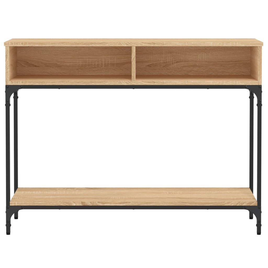 vidaXL Τραπέζι Κονσόλα Sonoma Δρυς 100x30,5x75 εκ. Επεξεργασμένο Ξύλο