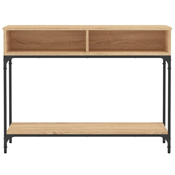 vidaXL Τραπέζι Κονσόλα Sonoma Δρυς 100x30,5x75 εκ. Επεξεργασμένο Ξύλο