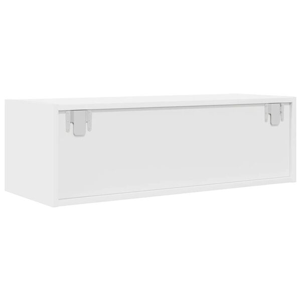 vidaXL Έπιπλο Τηλεόρασης Λευκό 80x31x25,5 εκ. Επεξεργασμένο Ξύλο