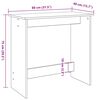vidaXL Γραφείο Καπνιστή Δρυς 80 x 40 x 75 εκ. από Επεξεργασμένο Ξύλο