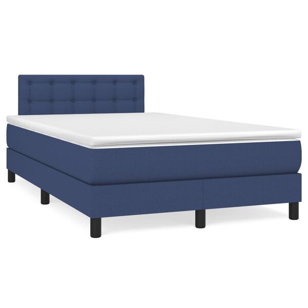 vidaXL &Kappa;&rho;&epsilon;&beta;ά&tau;&iota; Boxspring &mu;&epsilon; &Sigma;&tau;&rho;ώ&mu;&alpha; &Mu;&pi;&lambda;&epsilon; 120x200 &epsilon;&kappa;. &Upsilon;&phi;&alpha;&sigma;&mu;ά&tau;&iota;&nu;&omicron;