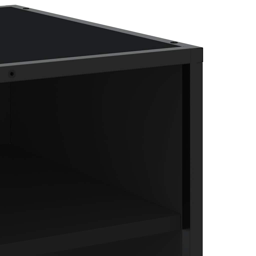 ντουλάπι τηλεόρασης vidaXL Μαύρο 270x40x46 cm Κατασκευασμένο ξύλο