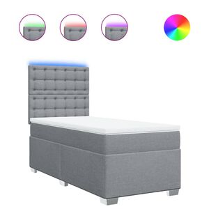 vidaXL &Kappa;&rho;&epsilon;&beta;ά&tau;&iota; Boxspring &mu;&epsilon; &Sigma;&tau;&rho;ώ&mu;&alpha; &Alpha;&nu;&omicron;&iota;&chi;&tau;ό &Gamma;&kappa;&rho;&iota; 80x200 &epsilon;&kappa;. &Upsilon;&phi;&alpha;&sigma;&mu;ά&tau;&iota;&nu;&omicron;