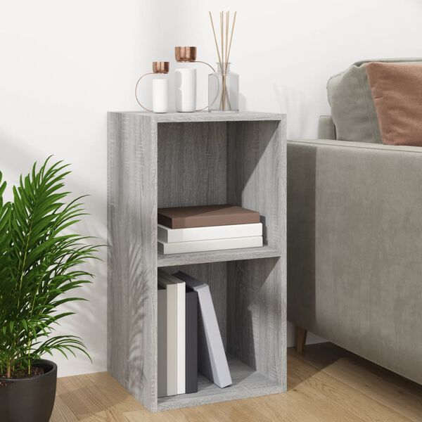 vidaXL Έπιπλο Δίσκων Βινυλίου Γκρι Sonoma 71x34x36 εκ. Επεξεργ. Ξύλο