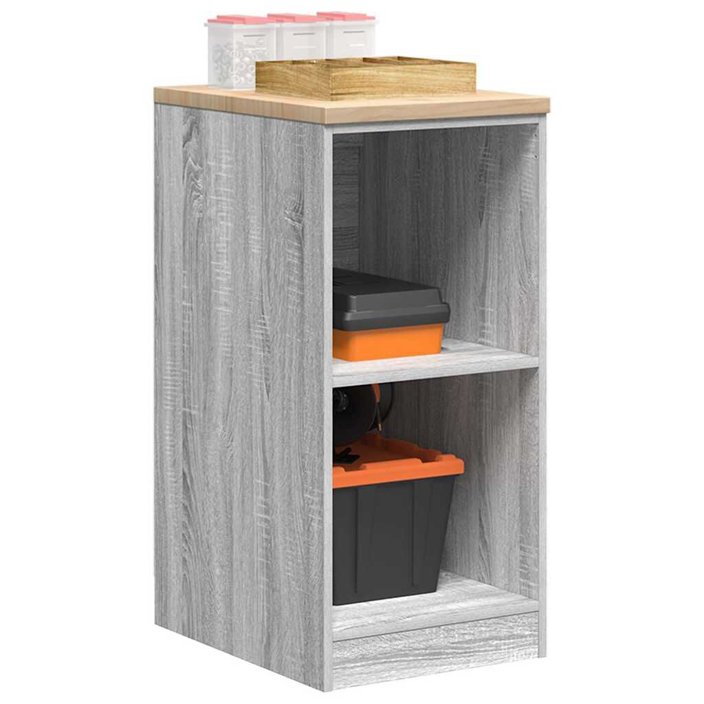 vidaXL ντουλάπι αποθήκευσης γκαράζ 40x51x85 εκ μασίφ ξύλο πεύκο