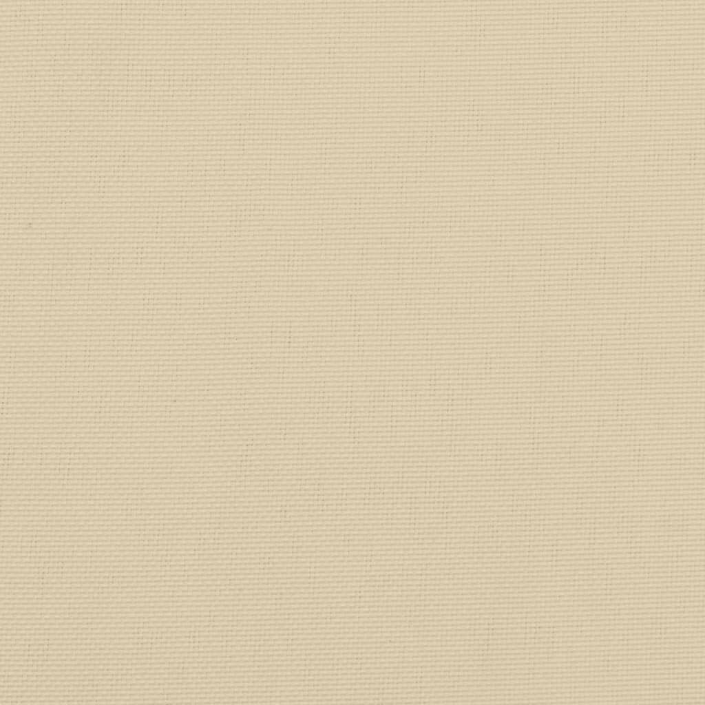 vidaXL Μαξιλάρια Πάγκου Κήπου 2 τεμ. Μπεζ 200x50x7cm Ύφασμα Oxford