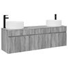 vidaXL &Sigma;&epsilon;&tau; &Nu;&tau;&omicron;&upsilon;&lambda;&alpha;&pi;&iota;ώ&nu; &Mu;&pi;ά&nu;&iota;&omicron;&upsilon; 3 &tau;&mu;&chi;. &Gamma;&kappa;&rho;&iota; Sonoma 49 x 44,5 x 65,5 &epsilon;&kappa;