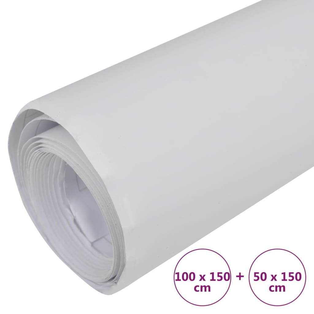 vidaXL Μεμβράνες Αυτοκινήτου 2 τεμ. Λευκό Ματ 100x150 εκ. & 50x150 εκ.