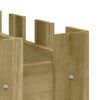 vidaXL Ζαρντινιέρα με Σχέδιο Φράχτη 150x30x30εκ. Εμποτισμ. Ξύλο Πεύκου