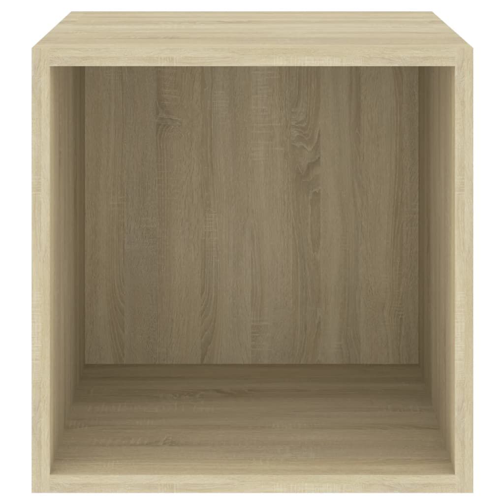 vidaXL Ντουλάπια Τοίχου 2 τεμ. Sonoma Δρυς 37x37x37εκ. από Επεξ. Ξύλο