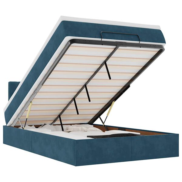 vidaXL &Omicron;&theta;&omega;&mu;&alpha;&nu;&iota;&kappa;ό &kappa;&rho;&epsilon;&beta;ά&tau;&iota; &mu;&epsilon; &sigma;&tau;&rho;ώ&mu;&alpha;&LEDs &Sigma;&kappa;&omicron;ύ&rho;&omicron; &mu;&pi;&lambda;&epsilon; 120x190cm &Beta;&epsilon;&lambda;&omicron;ύ&delta;&omicron;