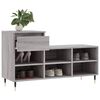 vidaXL Παπουτσοθήκη Γκρι Sonoma 102x36x60 εκ. από Επεξεργασμένο Ξύλο