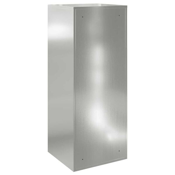 vidaXL Θυρίδα Πακέτων Μαύρο 41 x 38 x 103 εκ Γαλβανισμένος χάλυβας