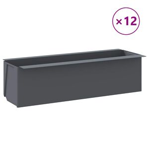 vidaXL &Zeta;&alpha;&rho;&nu;&tau;&iota;&nu;&iota;έ&rho;&epsilon;&sigmaf; &gamma;&iota;&alpha; &Epsilon;&upsilon;&rho;&omega;&pi;&alpha;&lambda;έ&tau;&epsilon;&sigmaf; 12 &tau;&epsilon;&mu;. &Gamma;&kappa;&rho;&iota; 36x13,5x9,5 &epsilon;&kappa;. PP