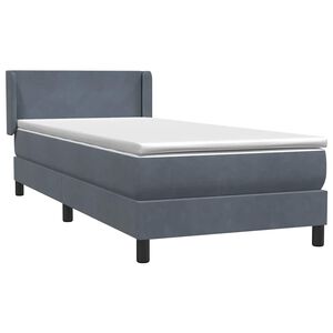 vidaXL &Kappa;&rho;&epsilon;&beta;ά&tau;&iota; Boxspring &mu;&epsilon; &Sigma;&tau;&rho;ώ&mu;&alpha; &Sigma;&kappa;&omicron;ύ&rho;&omicron; &Gamma;&kappa;&rho;&iota; 90x220 &epsilon;&kappa;. &Beta;&epsilon;&lambda;&omicron;ύ&delta;&iota;&nu;&omicron;