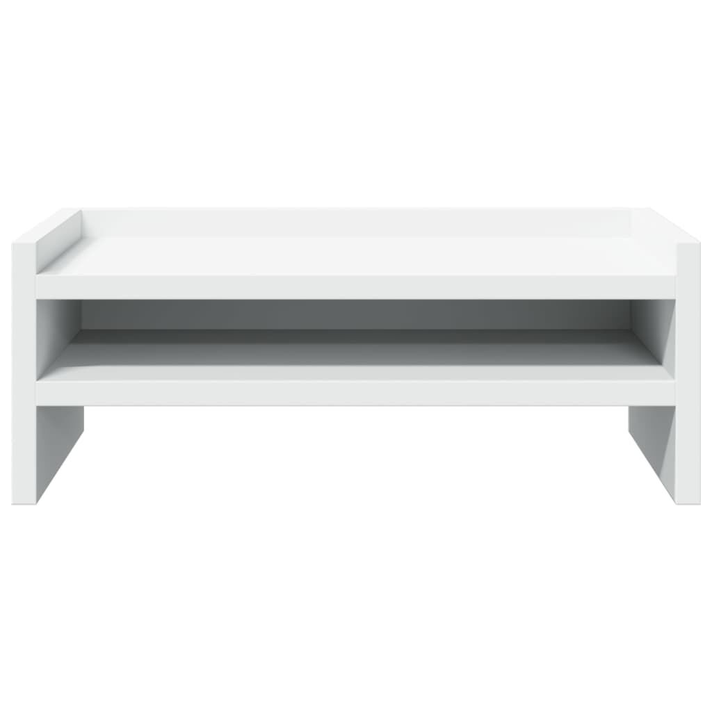 vidaXL Βάση Οθόνης Λευκή 42x24x16 εκ. από Επεξ. Ξύλο
