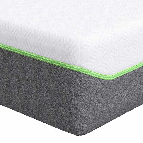 vidaXL Στρώμα Λευκό, Γκρι 140 x 190 cm Pěna