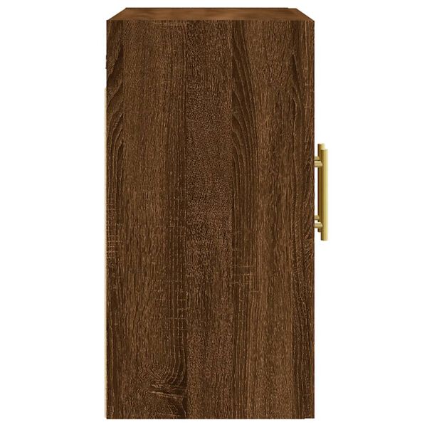 vidaXL Ντουλάπι Τοίχου Καφέ Δρυς 60 x 31 x 60 εκ. Επεξεργασμένο Ξύλο