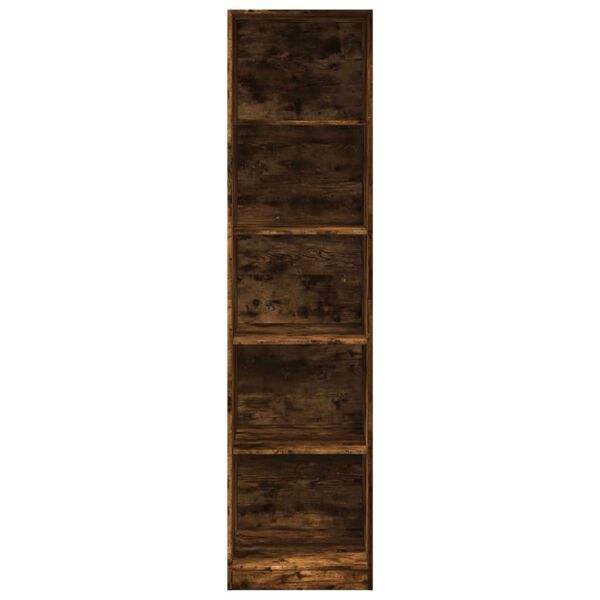 vidaXL Ντουλάπα Χρώμα Καπνιστή Δρυς 50 x 50 x 200 εκ. από Επεξ. Ξύλο