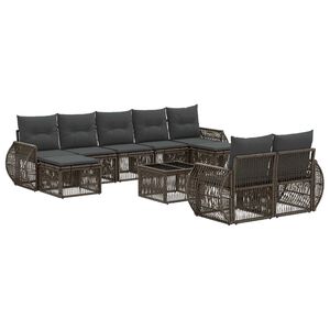 vidaXL &Sigma;&epsilon;&tau; &Kappa;&alpha;&nu;&alpha;&pi;έ &Kappa;ή&pi;&omicron;&upsilon; 10 pcs &Gamma;&kappa;&rho;&iota; &kappa;&alpha;&iota; &Sigma;&kappa;&omicron;ύ&rho;&omicron; &Gamma;&kappa;&rho;&iota; &sigma;&upsilon;&nu;&theta;&epsilon;&tau;&iota;&kappa;ό &rho;&alpha;&tau;ά&nu;