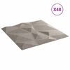 vidaXL &Pi;ά&nu;&epsilon;&lambda; &tau;&omicron;ί&chi;&omicron;&upsilon; 48 pcs &Sigma;&kappa;&upsilon;&rho;ό&chi;&rho;&omega;&mu;&omicron; &Gamma;&kappa;&rho;&iota; 50 x 50 cm &Phi;&epsilon;&lambda;&iota;&zeta;ό&lambda; XPS