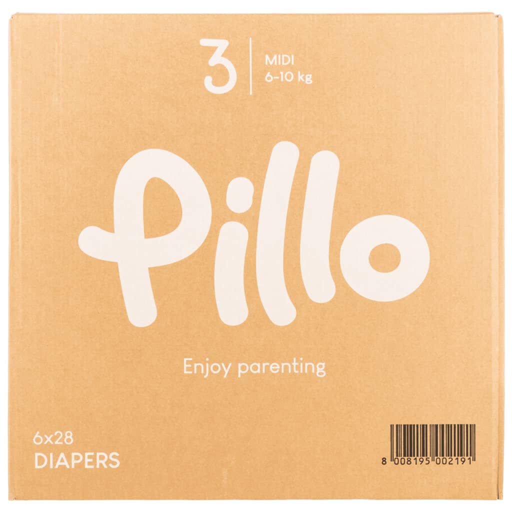 Pillo Πάνες 168 τεμ. Μέγεθος 3 (6-10 κιλά)