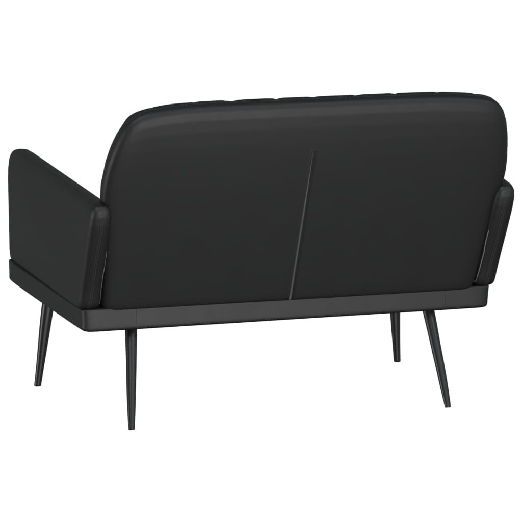 vidaXL Πάγκος Μαύρος 107 x 80 x 81 εκ. από Συνθετικό Δέρμα