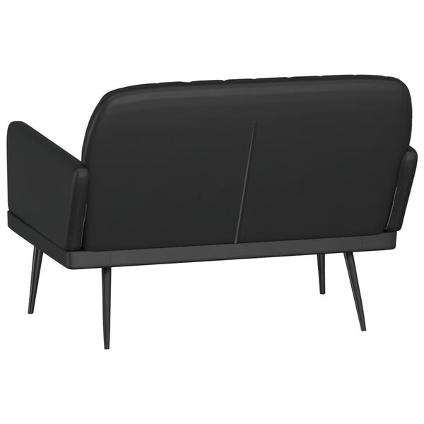 vidaXL Πάγκος Μαύρος 107 x 80 x 81 εκ. από Συνθετικό Δέρμα