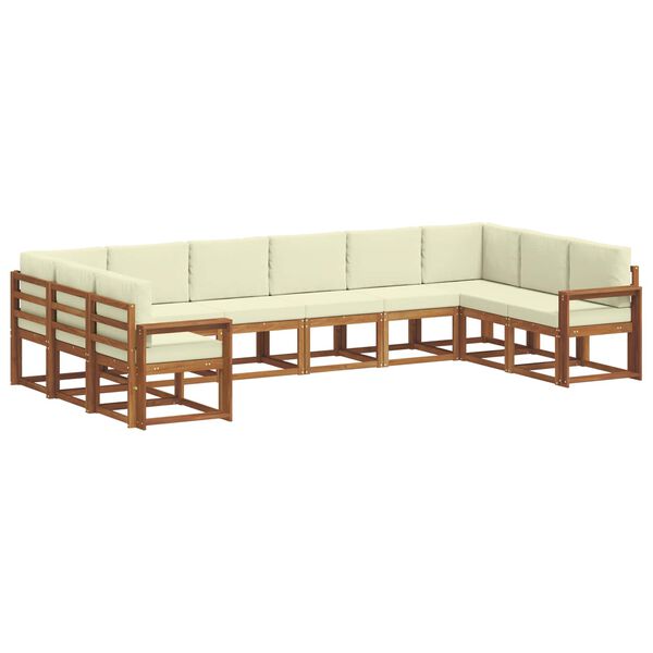 vidaXL &Sigma;&epsilon;&iota;&rho;ά &Kappa;&alpha;&nu;&alpha;&pi;έ &Epsilon;&xi;&omega;&tau;&epsilon;&rho;&iota;&kappa;&omicron;ύ &mu;&epsilon; &mu;&alpha;&xi;&iota;&lambda;ά&rho;&iota; 10 pcs &Phi;&upsilon;&sigma;&iota;&kappa;ό &kappa;&alpha;&iota; &Kappa;&rho;έ&mu;&alpha;