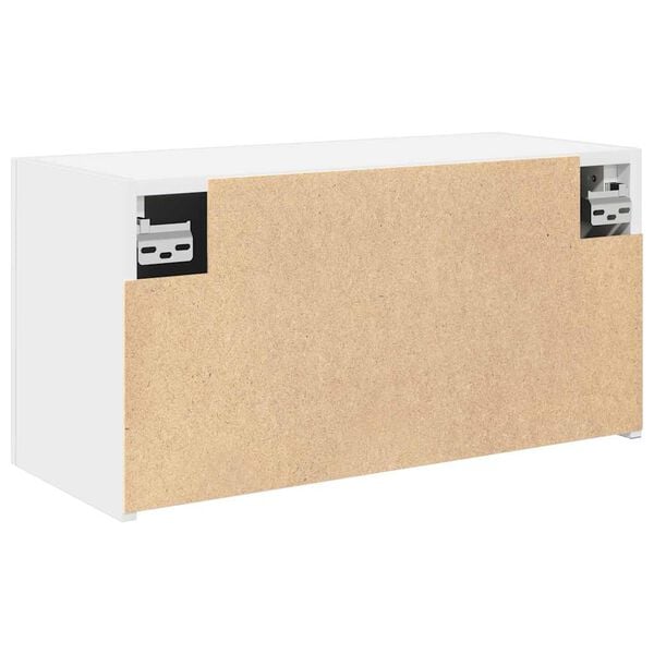 vidaXL Ντουλάπι Μπάνιου Λευκό 60x25x30 εκ. Επεξεργασμένο Ξύλο