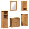 vidaXL &Sigma;&epsilon;&tau; &Epsilon;&pi;ί&pi;&lambda;&omega;&nu; &Mu;&pi;ά&nu;&iota;&omicron;&upsilon; VIGO 5 &tau;&mu;&chi;. &Mu;έ&lambda;&iota; &Kappa;&alpha;&phi;έ 37 x 34 x 110 &epsilon;&kappa;
