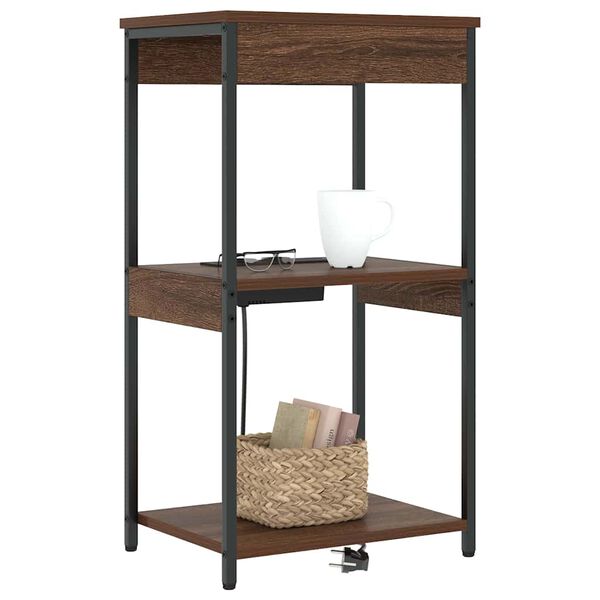 vidaXL &Kappa;&omicron;&mu;&omicron;&delta;ί&nu;&omicron; &mu;&epsilon; &rho;ά&phi;&iota; &Kappa;&alpha;&phi;έ &delta;&rho;&upsilon;&sigmaf; 41 x 31 x 76 &epsilon;&kappa;. &Epsilon;&pi;&epsilon;&xi;&epsilon;&rho;&gamma;&alpha;&sigma;&mu;έ&nu;&omicron; &xi;ύ&lambda;&omicron;