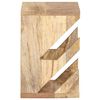 vidaXL Βάση για Skateboard Επιτοίχια 25x20x30 εκ. Μασίφ Ξύλο Μάνγκο