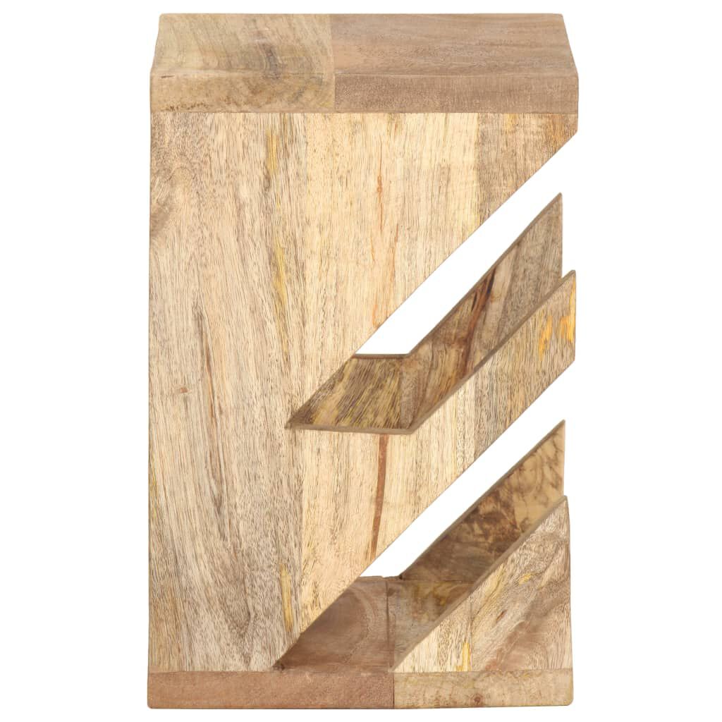 vidaXL Βάση για Skateboard Επιτοίχια 25x20x30 εκ. Μασίφ Ξύλο Μάνγκο