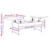 vidaXL Τραπεζάκι Σαλονιού Sonoma Δρυς 100x50x40 εκ. Επ. Ξύλο & Μέταλλο
