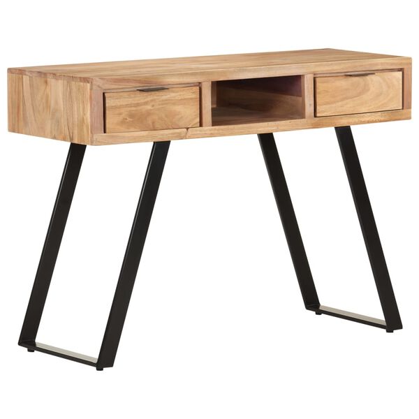 vidaXL Γραφείο Live Edge 107x45x79 εκ. από Μασίφ Ξύλο Ακακίας