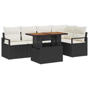 vidaXL &Sigma;έ&tau; &phi;&alpha;&gamma;&eta;&tau;&omicron;ύ &gamma;&iota;&alpha; &kappa;ή&pi;&omicron; &mu;&epsilon; &mu;&alpha;&xi;&iota;&lambda;ά&rho;&iota; 6 pcs &Mu;&alpha;ύ&rho;&omicron; &kappa;&alpha;&iota; &Kappa;&rho;έ&mu;&alpha;