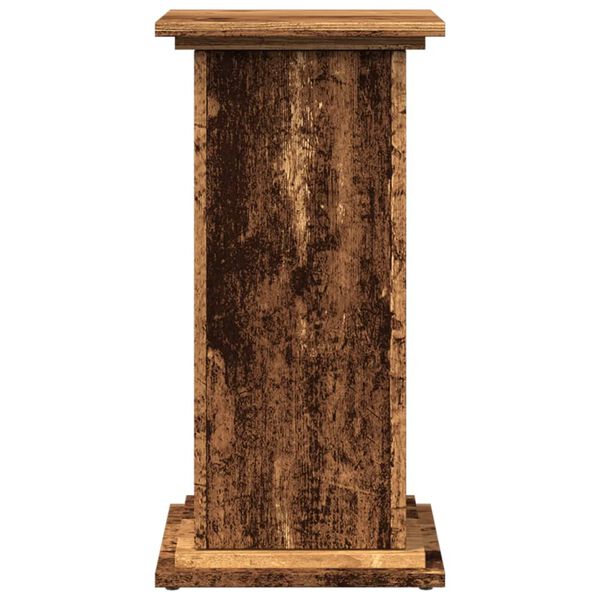 vidaXL Βάση Οθόνης με Αποθ. Όψη Παλαιού Ξύλου 31x30x60 εκ. Επεξ. Ξύλο