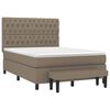 vidaXL &Kappa;&rho;&epsilon;&beta;ά&tau;&iota; Boxspring &mu;&epsilon; &Sigma;&tau;&rho;ώ&mu;&alpha; Taupe 140x200 &epsilon;&kappa;. &Upsilon;&phi;&alpha;&sigma;&mu;ά&tau;&iota;&nu;&omicron;