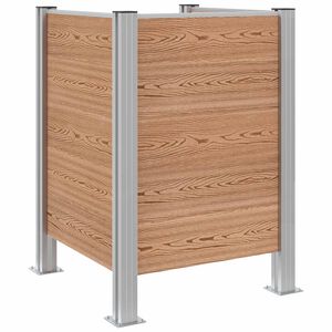 vidaXL &Phi;&rho;ά&chi;&tau;&eta;&sigmaf; &Sigma;&kappa;&omicron;&upsilon;&pi;&iota;&delta;&iota;ώ&nu; &Kappa;&alpha;&phi;έ 85 x 85 x 115 cm &Alpha;&lambda;&omicron;&upsilon;&mu;ί&nu;&iota;&omicron; &kappa;&alpha;&iota; WPC