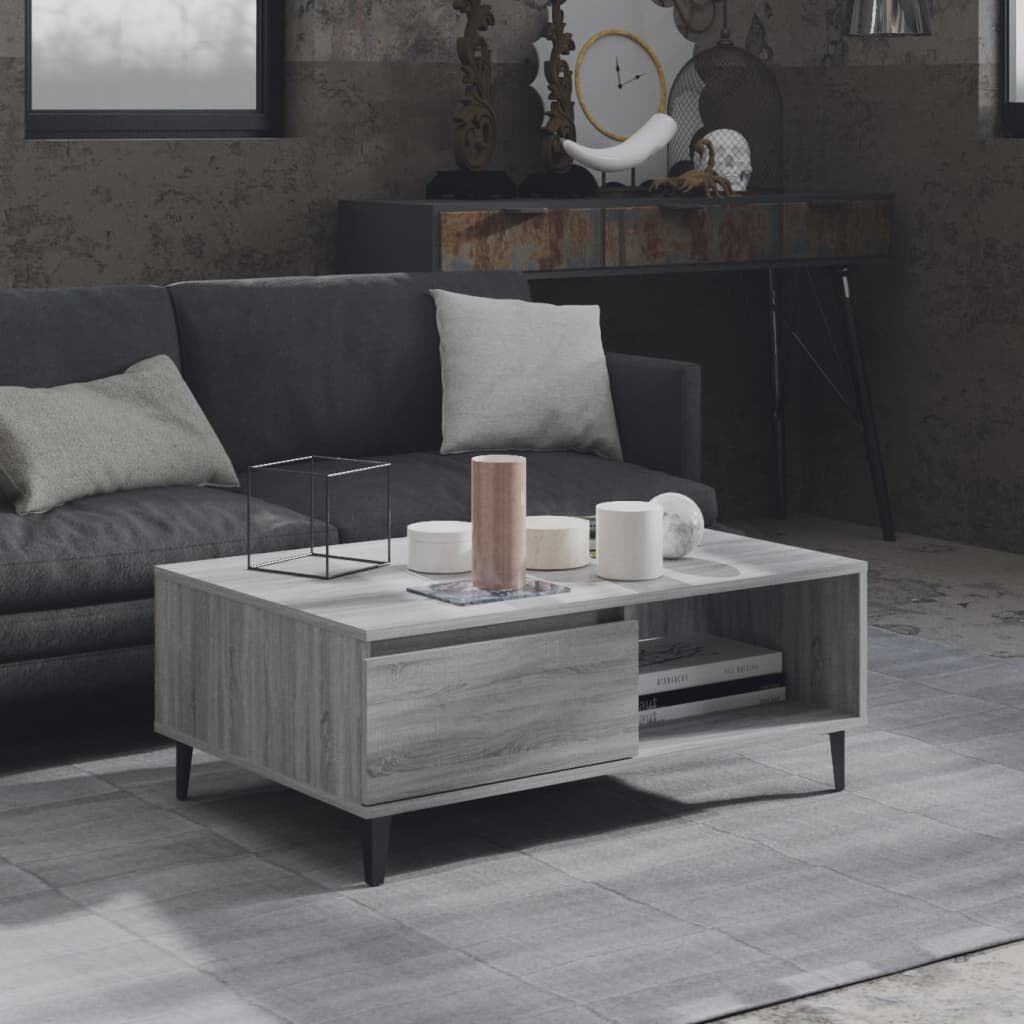 vidaXL Τραπεζάκι Σαλονιού Γκρι Sonoma 90x60x35 εκ. Επεξεργασμένο Ξύλο