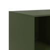vidaXL Ντουλάπι Πράσινο Λαδί 99x39x73 εκ. από Ατσάλι