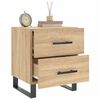 vidaXL Κομοδίνο Sonoma Δρυς 40 x 35 x 47,5 εκ. από Επεξεργασμένο Ξύλο