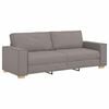 vidaXL Σετ Καναπέ με μαξιλάρι 3 pcs Taupe 220 x 78 x 84 εκ. ύφασμα