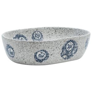 vidaXL &Nu;&iota;&pi;&tau;ή&rho;&alpha;&sigmaf; &Omicron;&beta;ά&lambda; &Gamma;&kappa;&rho;&iota; &kappa;&alpha;&iota; &Mu;&pi;&lambda;&epsilon; 47x33x13 &epsilon;&kappa;. &Kappa;&epsilon;&rho;&alpha;&mu;&iota;&kappa;ό&sigmaf;