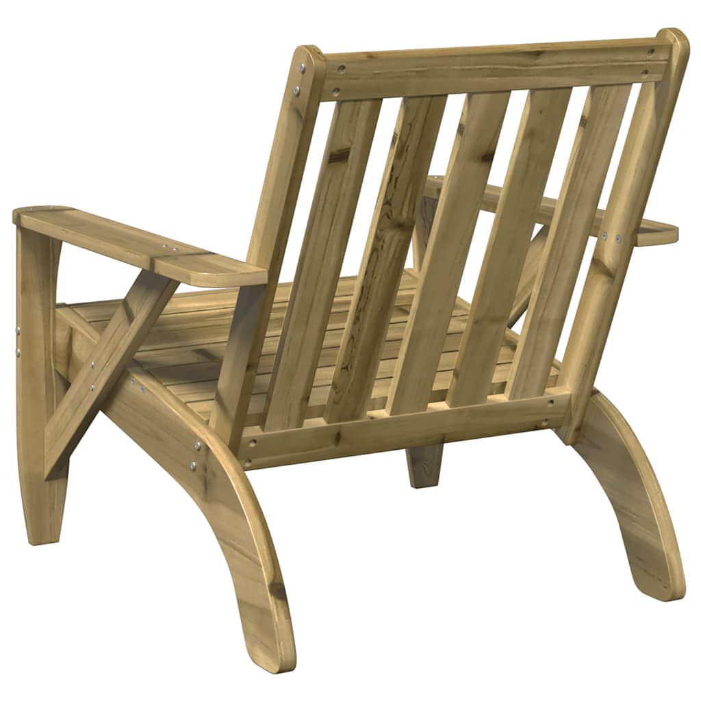 vidaXL Καρέκλα κήπου Adirondack 75x77x77 cm Εμποτισμένο ξύλο πεύκο