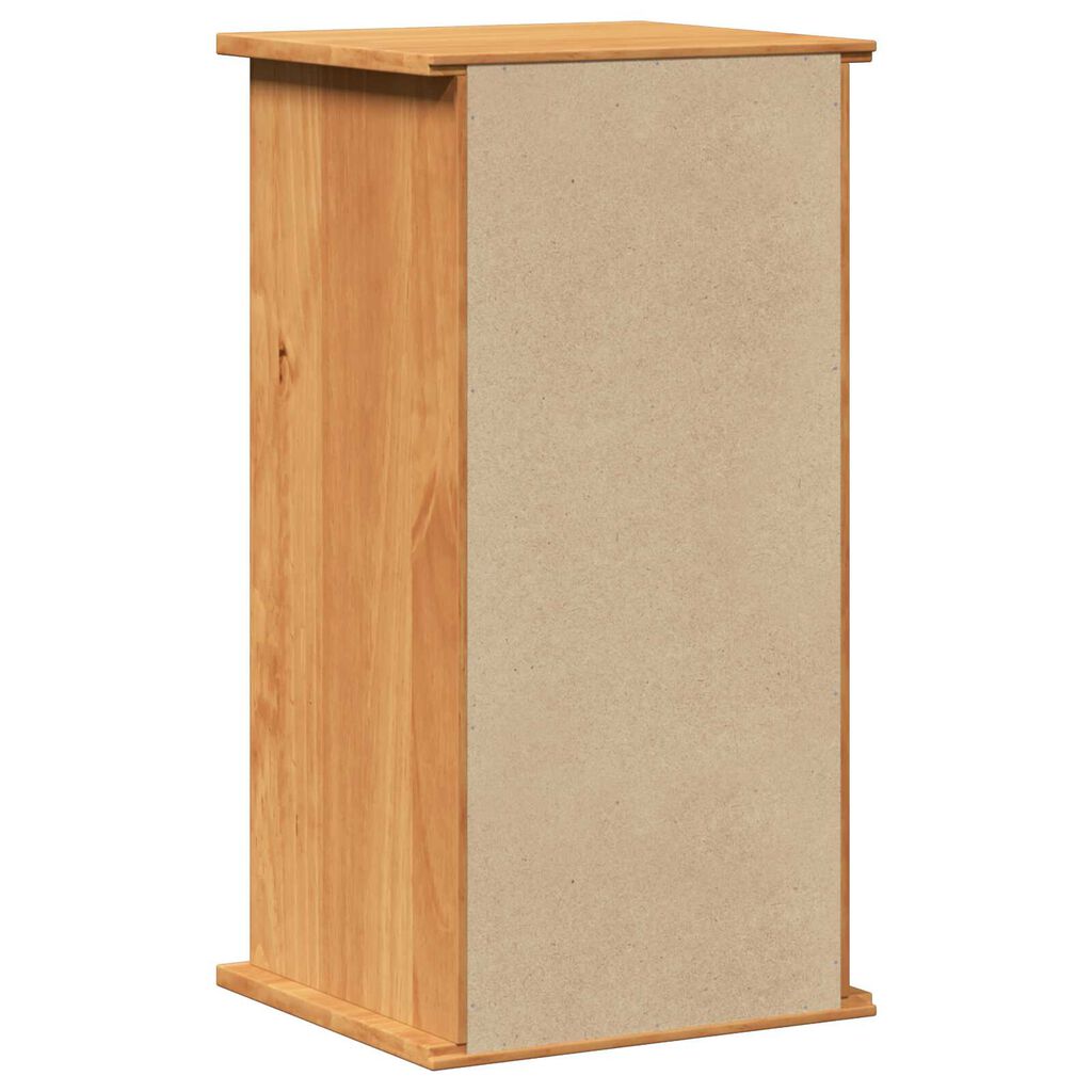 vidaXL Τοίχου Ντουλάπα Μπάνιου καφέ μελί 37 x 34 x 71.5 εκ.